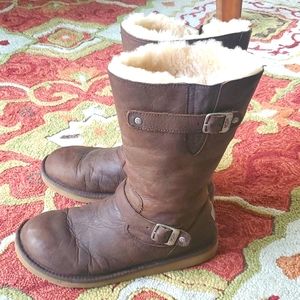 Ugg Brown Suede Boots Size 11M